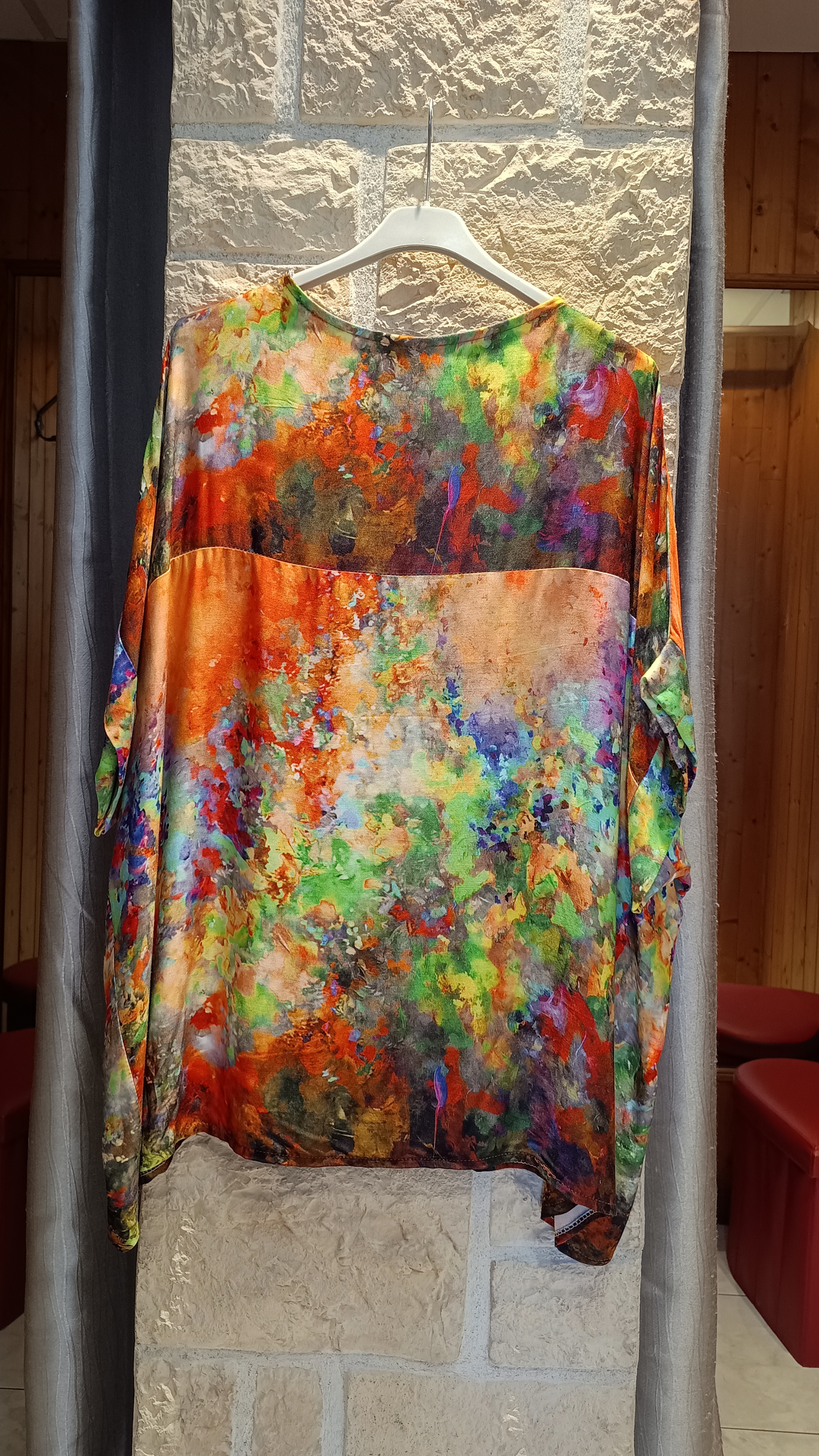Blouse Aquarelle orange