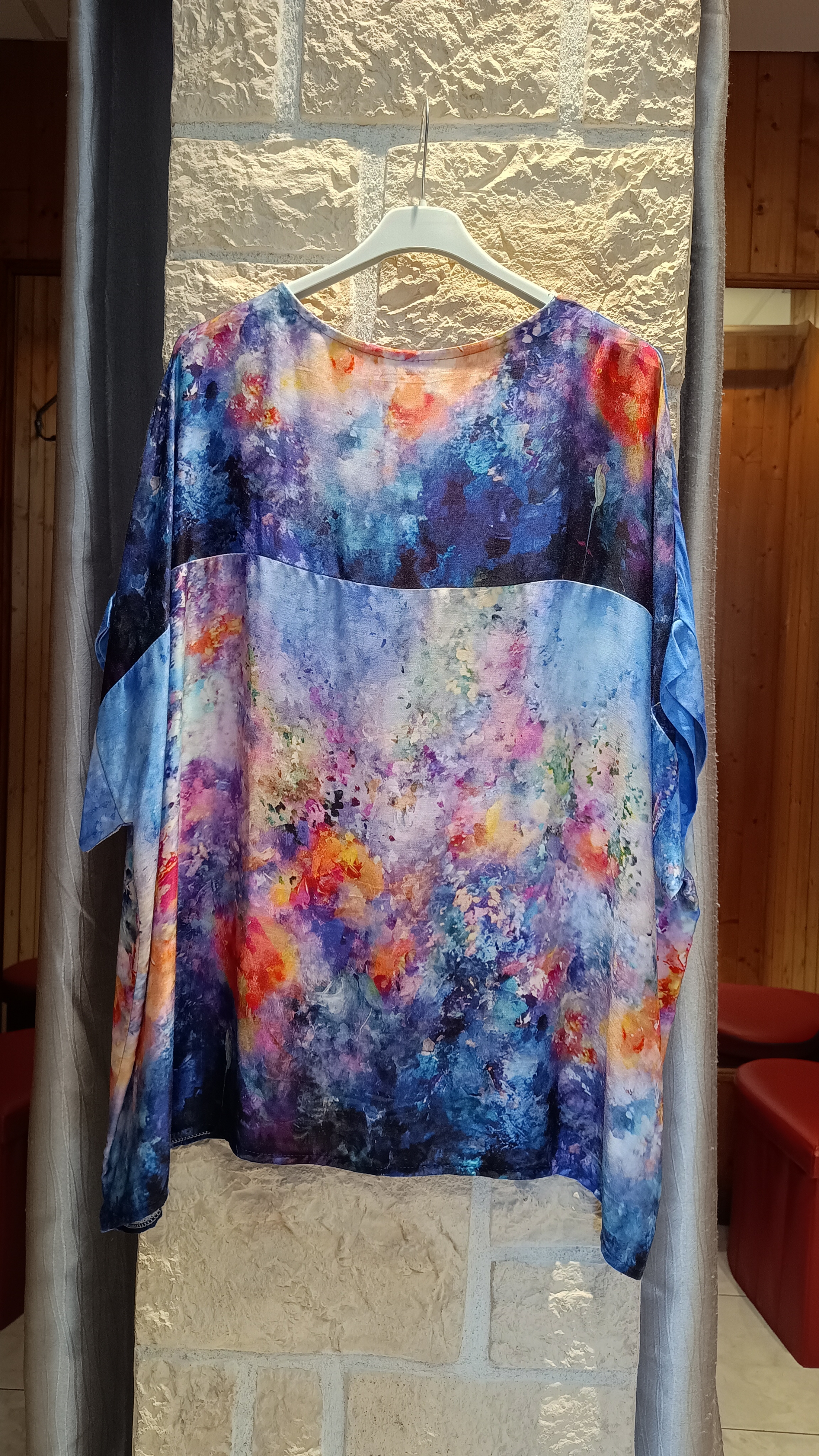 Blouse Aquarelle bleu