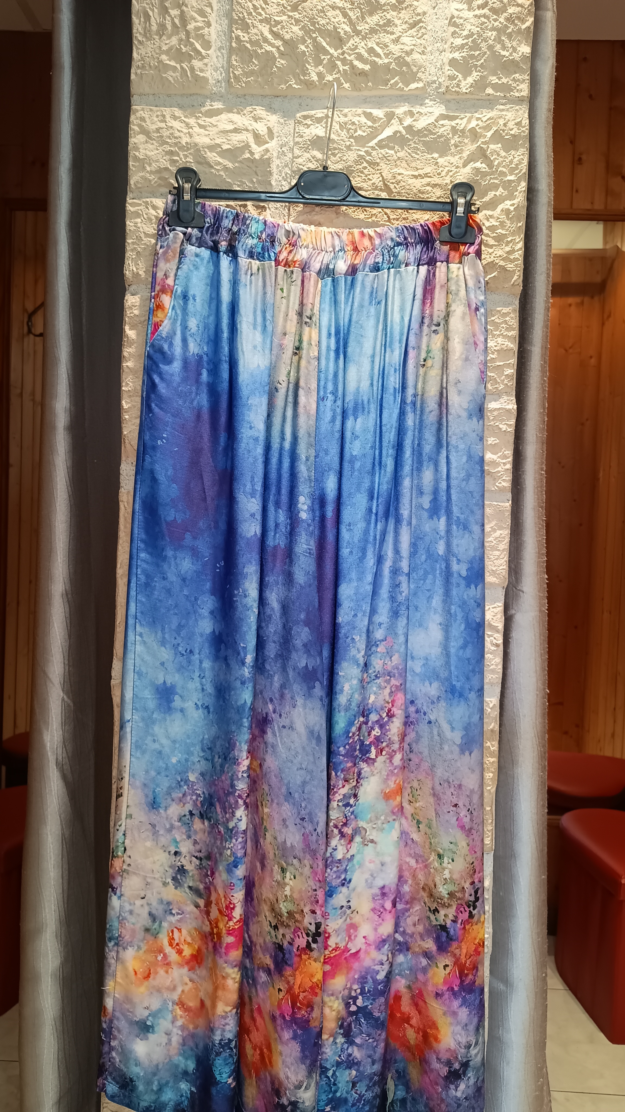 Pantalon Aquarelle bleu