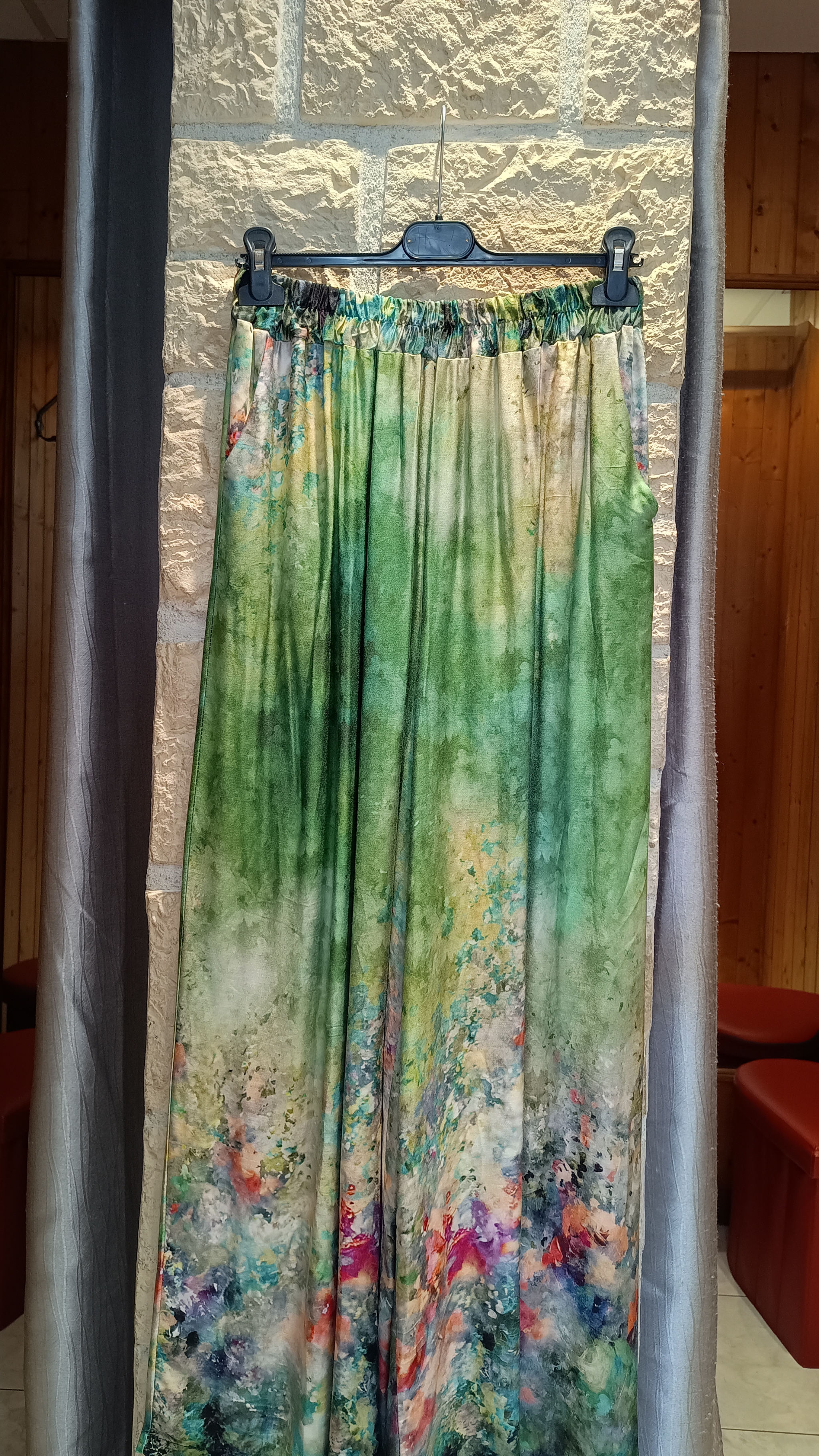 Pantalon Aquarelle vert