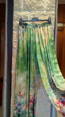 Pantalon Aquarelle vert 