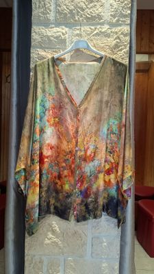 Chemisier Aquarelle kaki