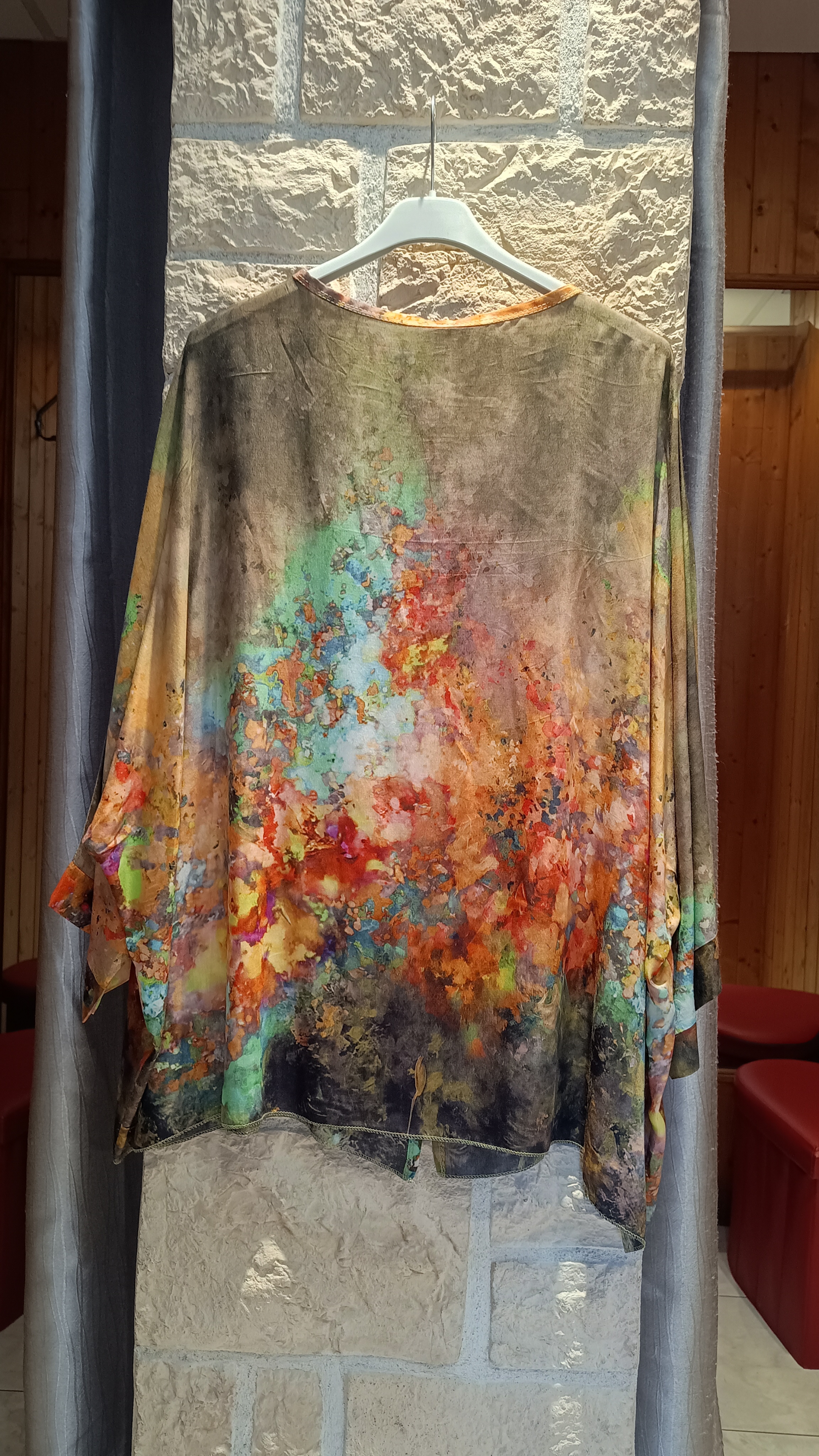 Chemisier Aquarelle kaki