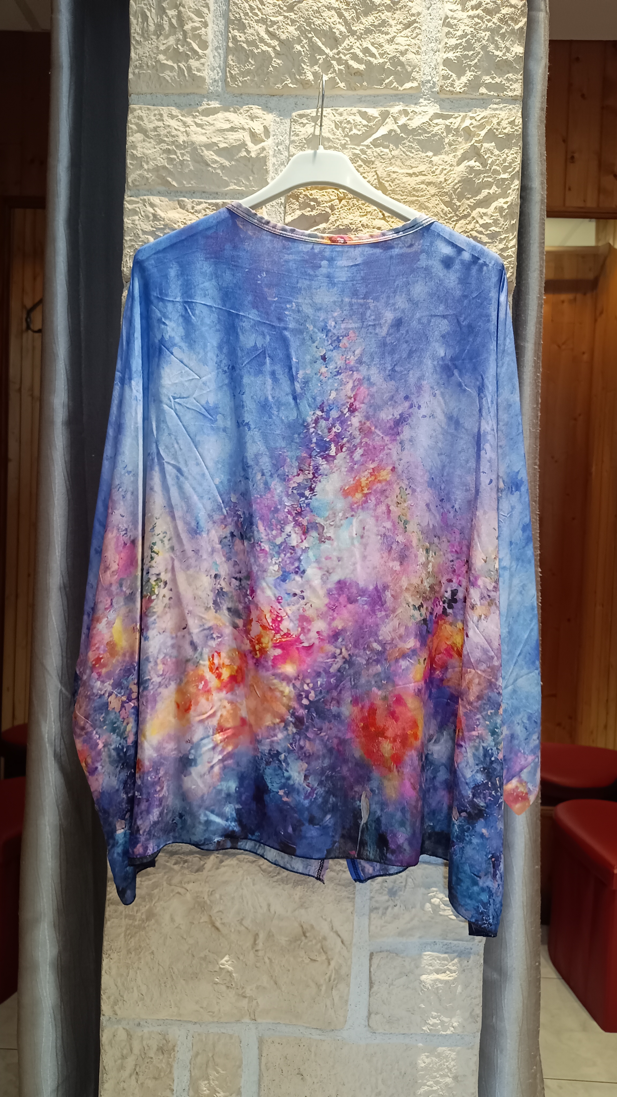 Chemisier Aquarelle bleu