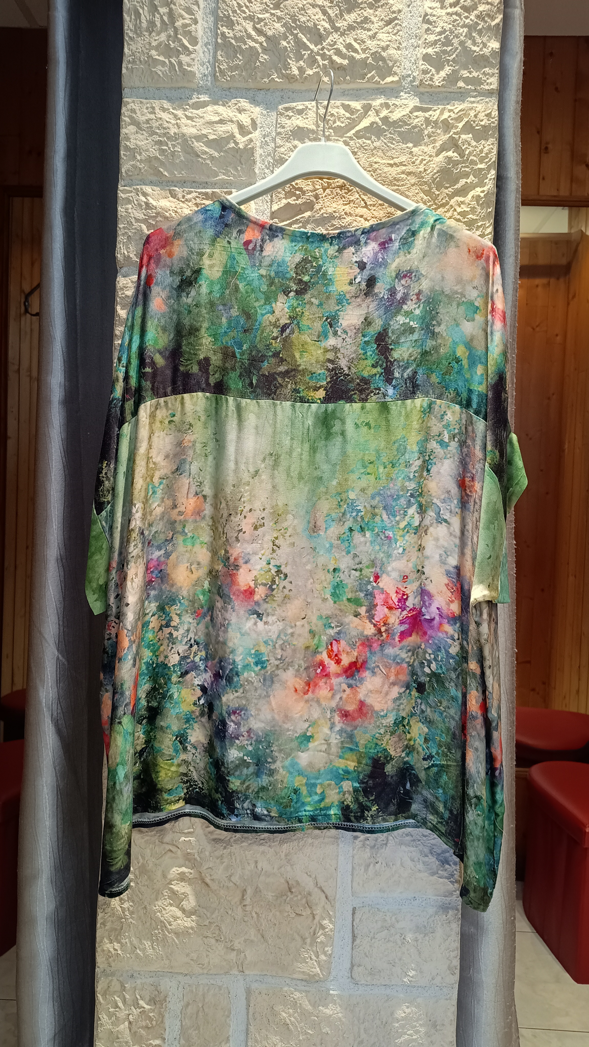 Blouse Aquarelle vert
