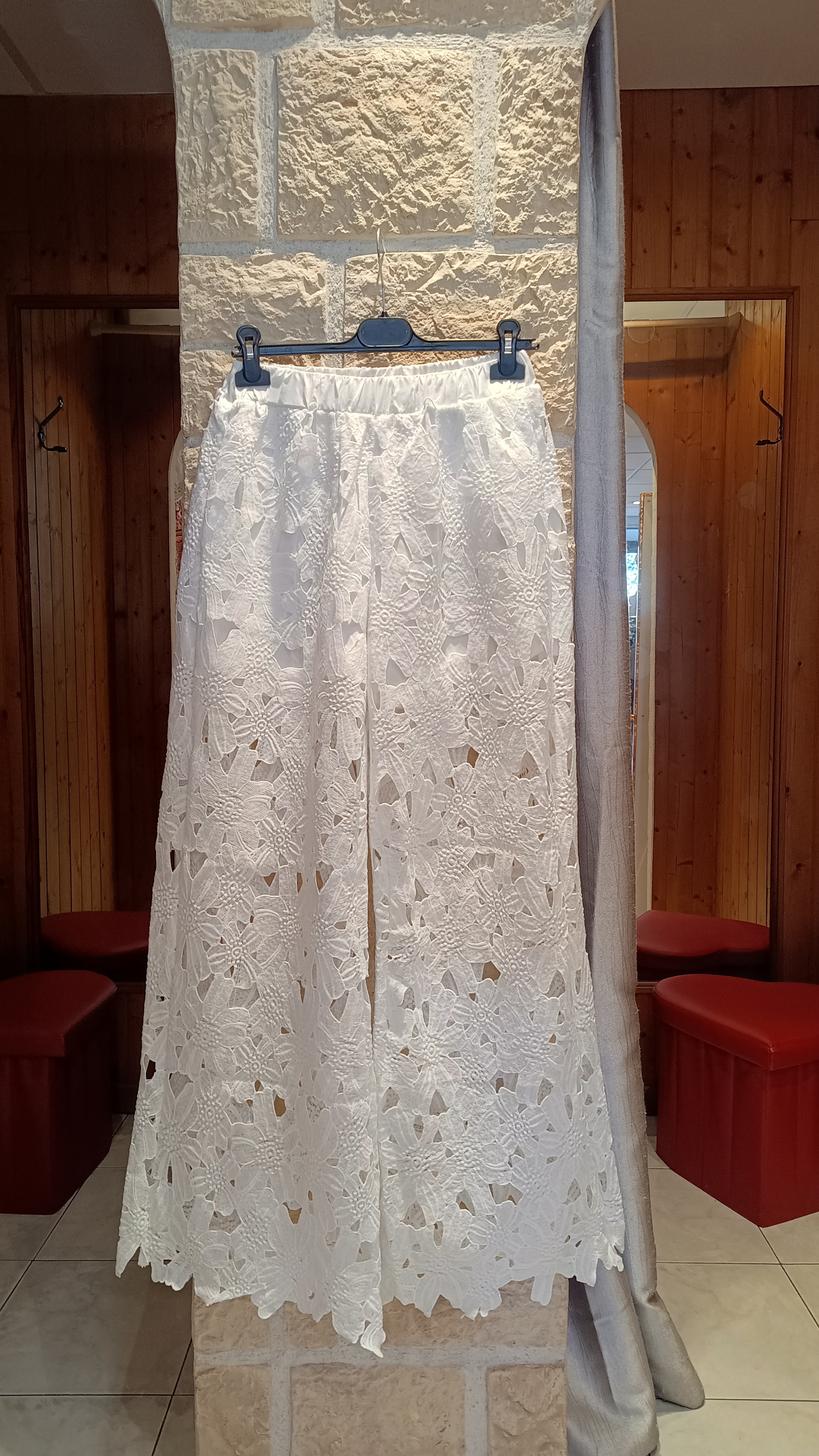 Ensemble dentelle blanc