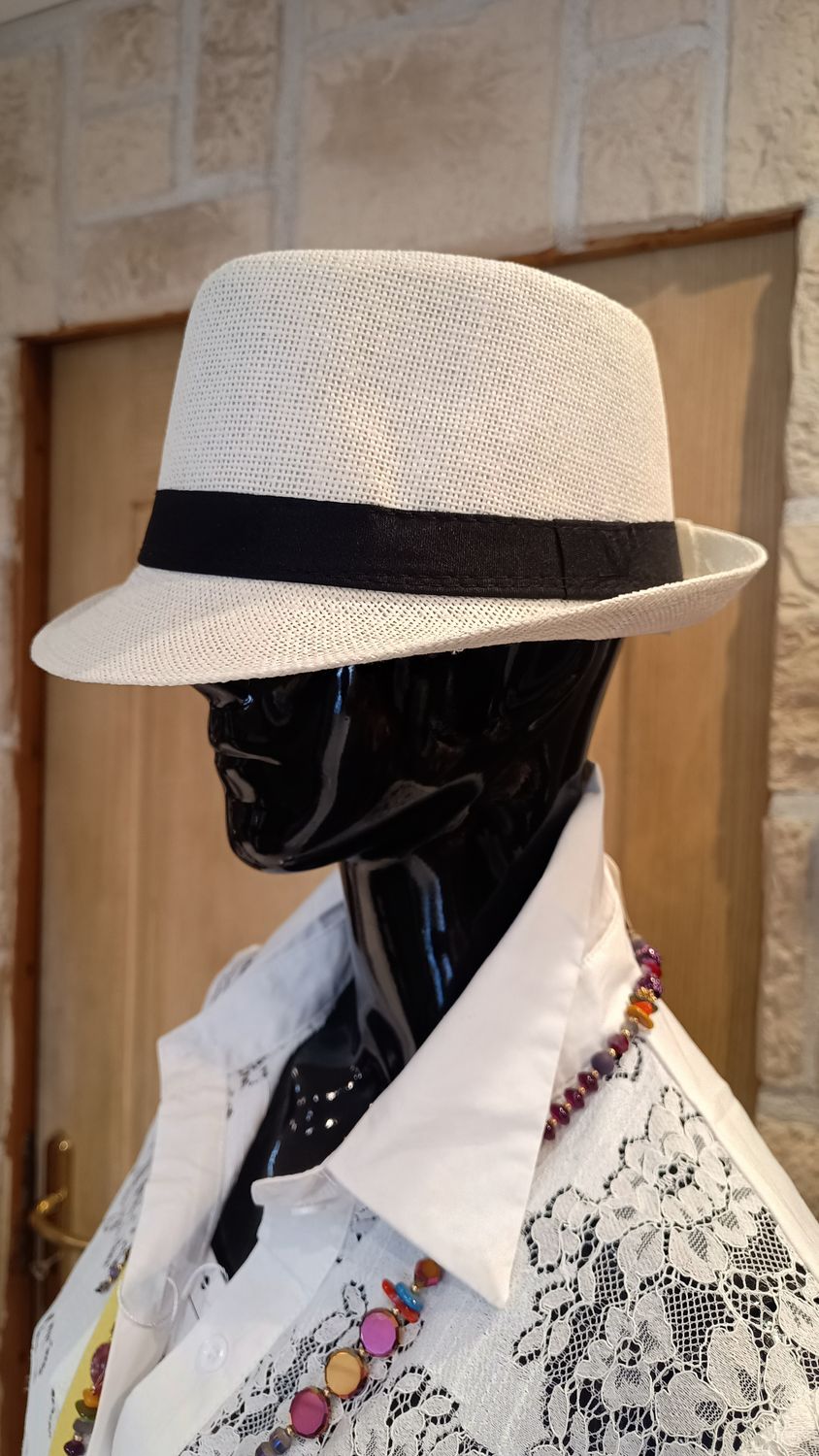 Chapeau Panama écru 