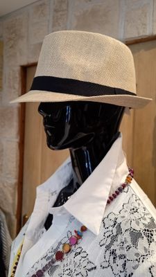 Chapeau Panama beige 