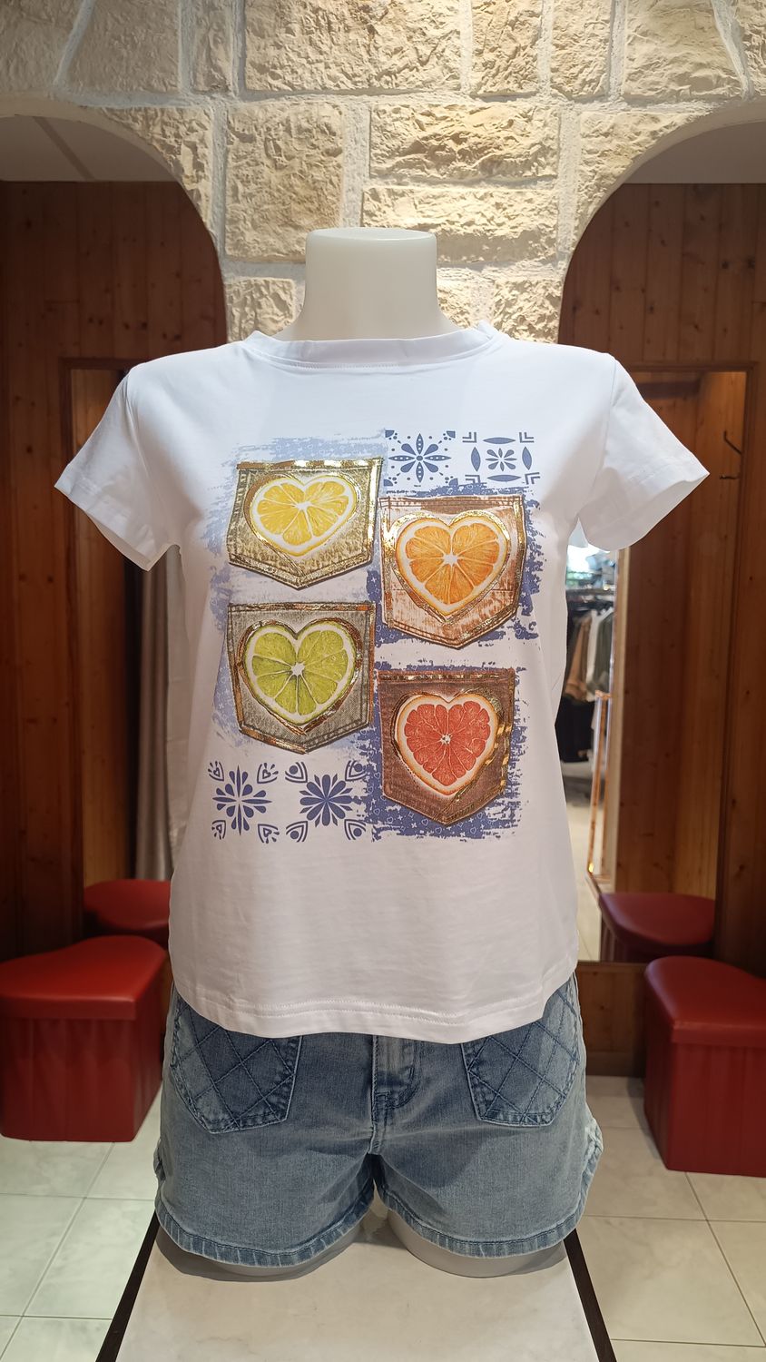T-shirt Agrumes brillant T-shirt Agrumes brillant