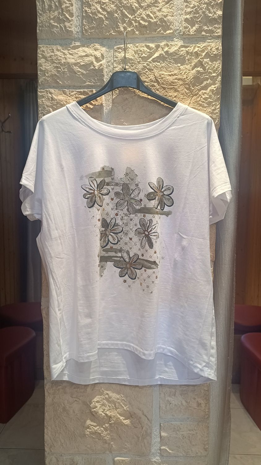 T-shirt Flora kaki T-shirt Flora kaki