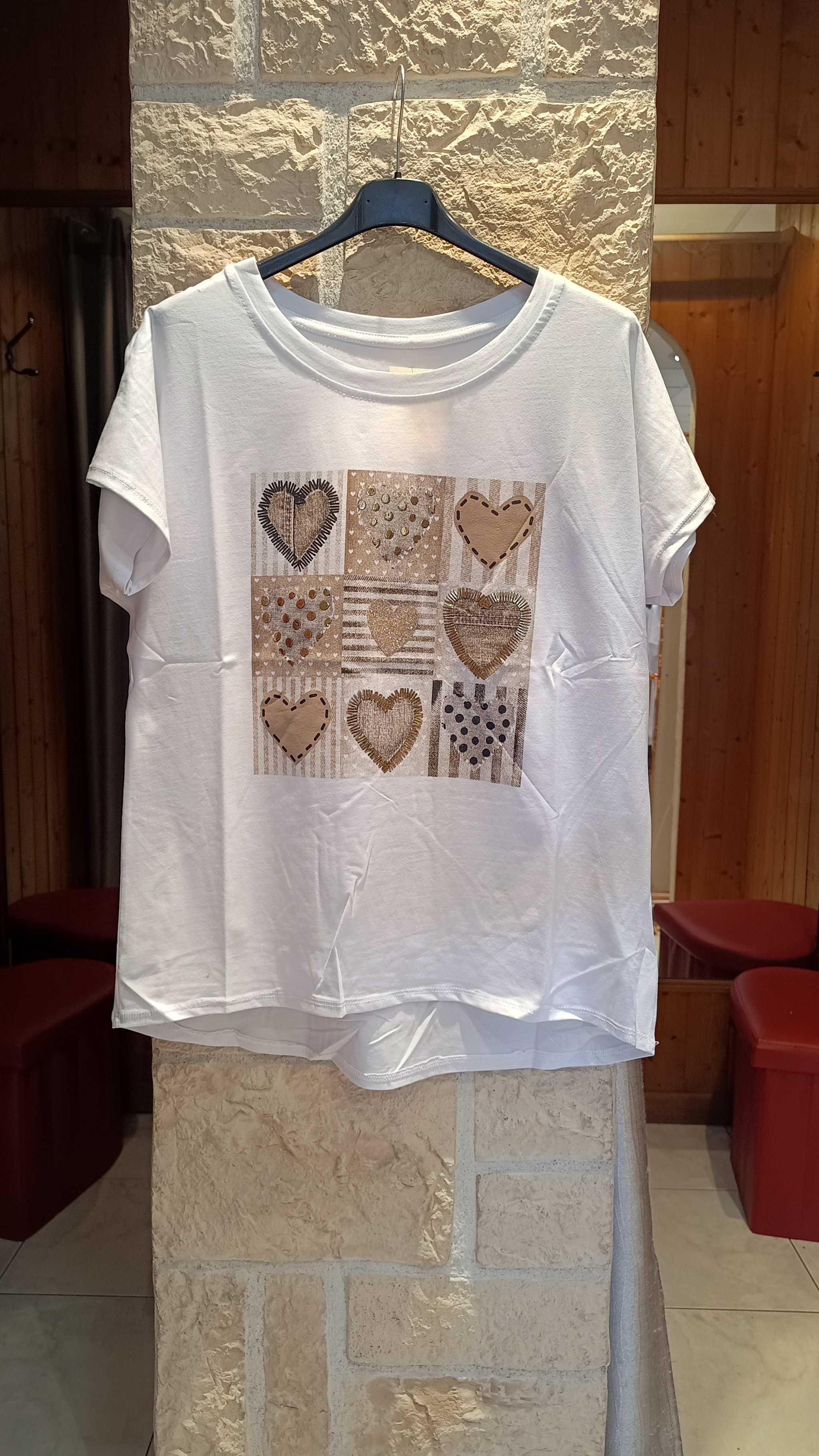 T-shirt TicTacToe beige