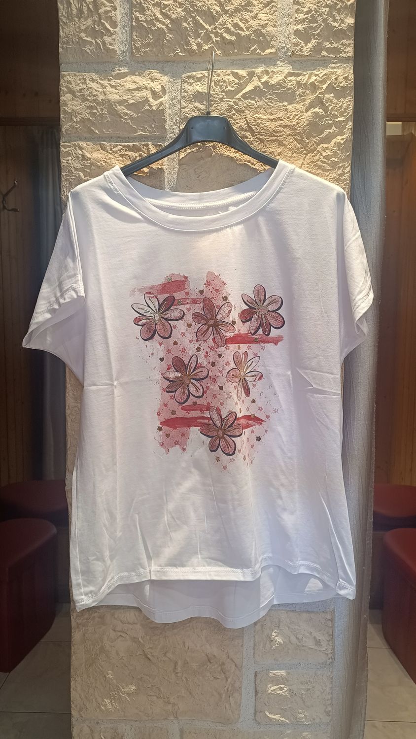 T-shirt Flora rouge T-shirt Flora rouge