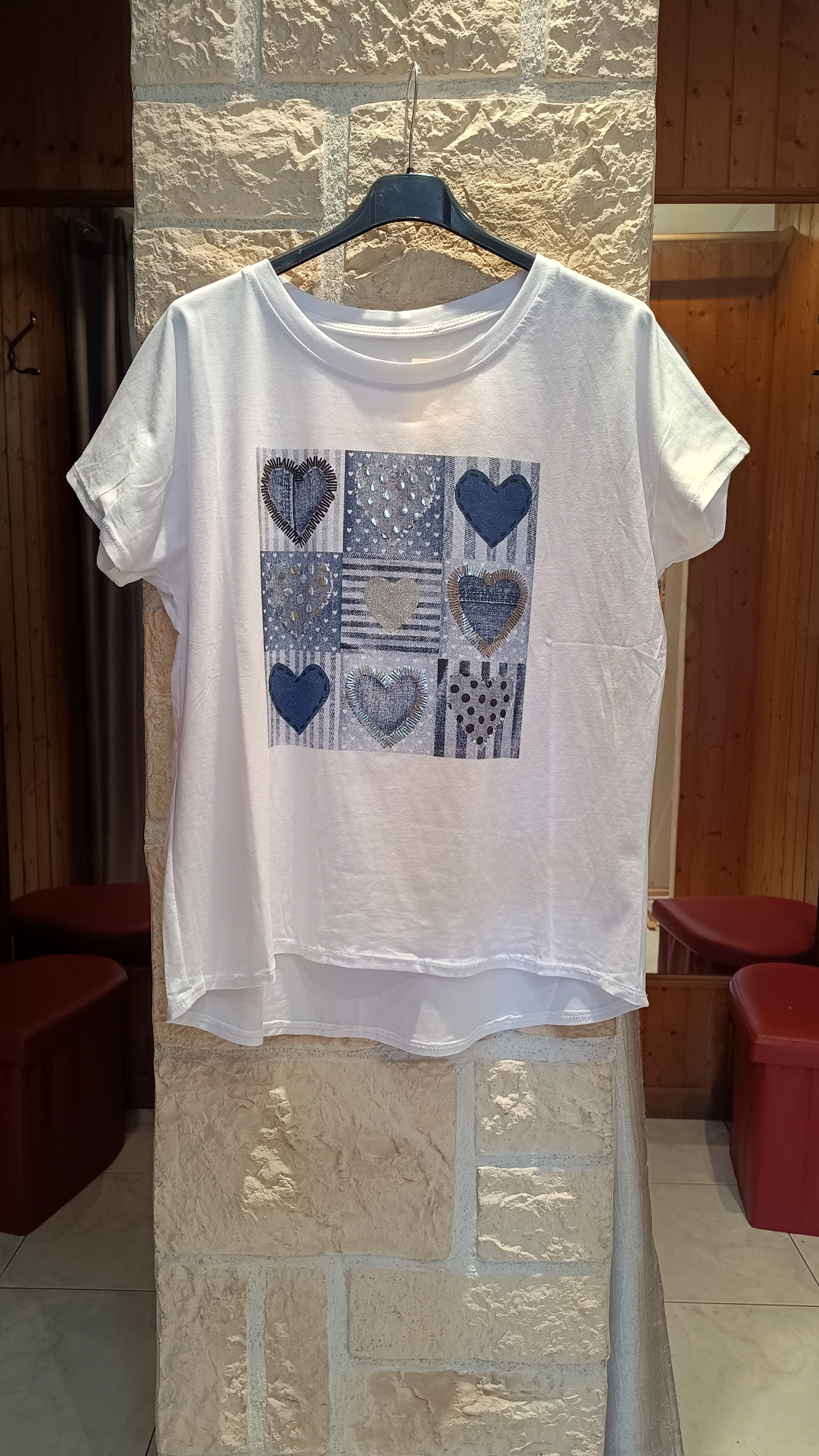 T-shirt TicTacToe bleu