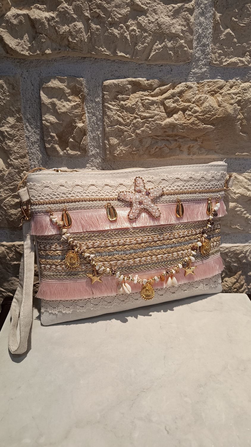 Pochette Étoile de mer écru Pochette Étoile de mer écru