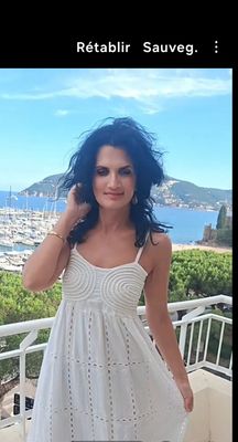 Robe broderie anglaise bretelles blanche