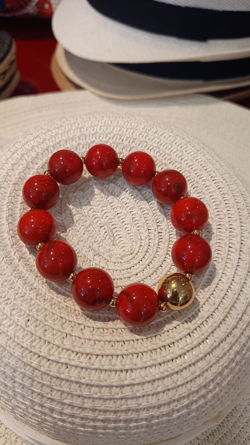 Bracelet Boho rouge Bracelet Boho rouge