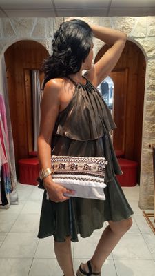 Robe Elegance kaki