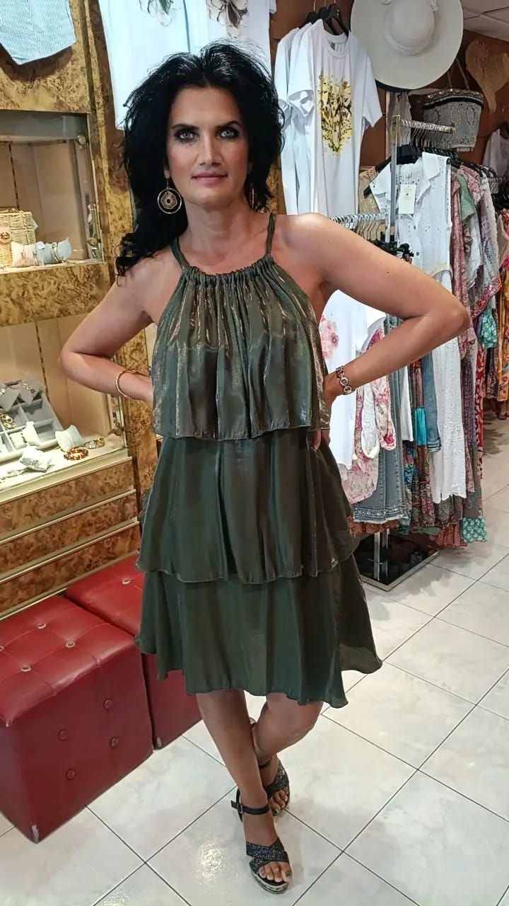 Robe Elegance kaki Robe Elegance kaki