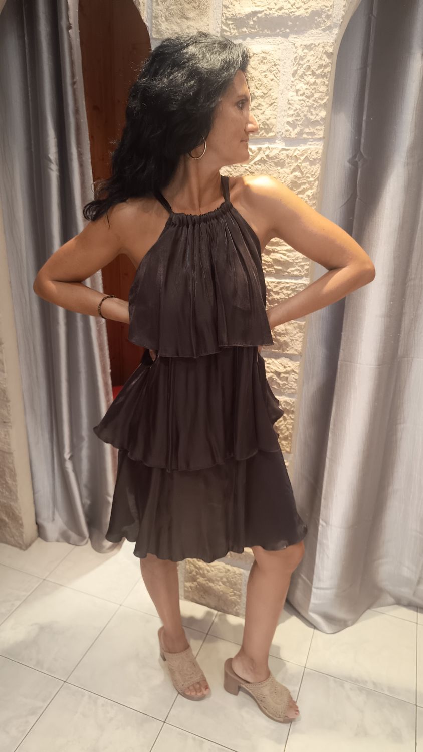 Robe Elegance chocolat Robe Elegance chocolat