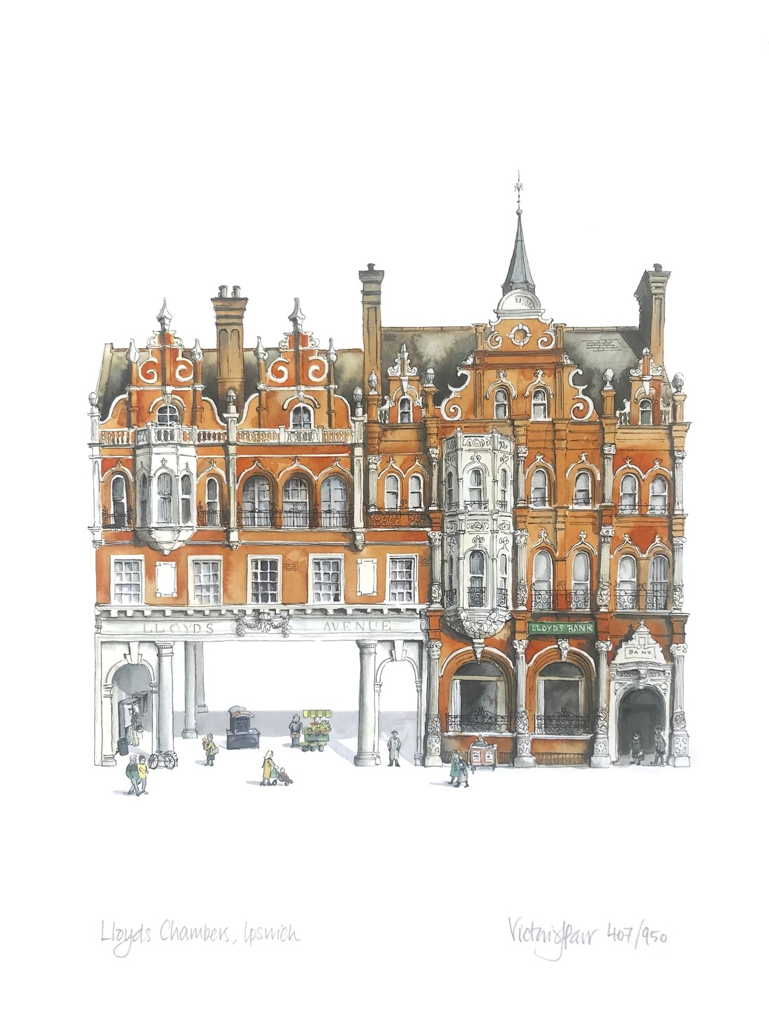 Lloyds Chambers, Ipswich print