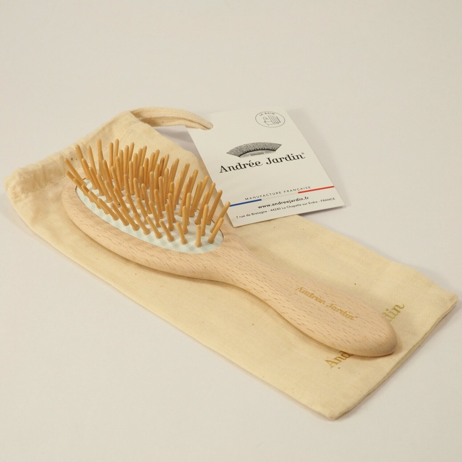Brosse à cheveux en Hêtre, Quel type de poils souhaitez-vous ?: PICOTS BOIS
