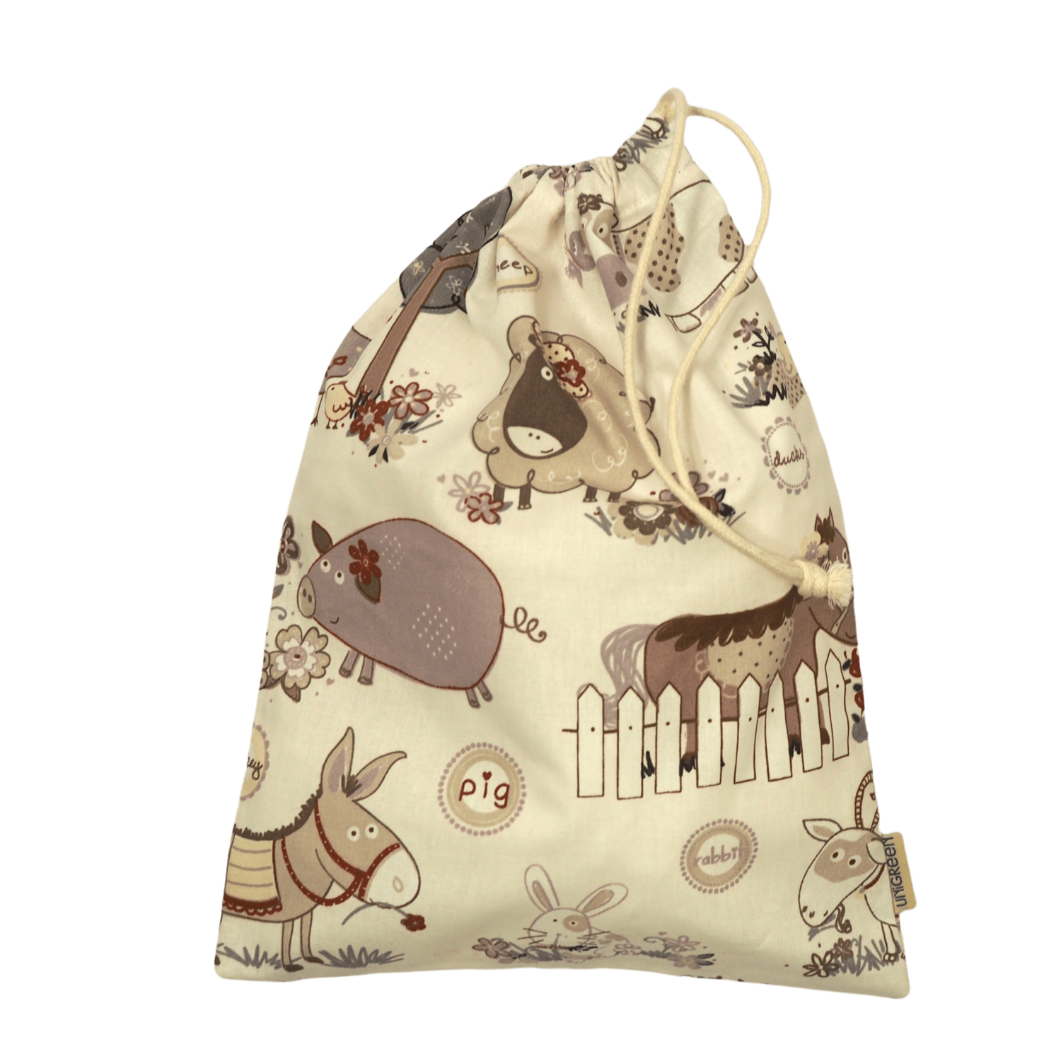 Sac en tissu - spécial Poussinet, Quel coloris souhaitez-vous ?: LA FERME