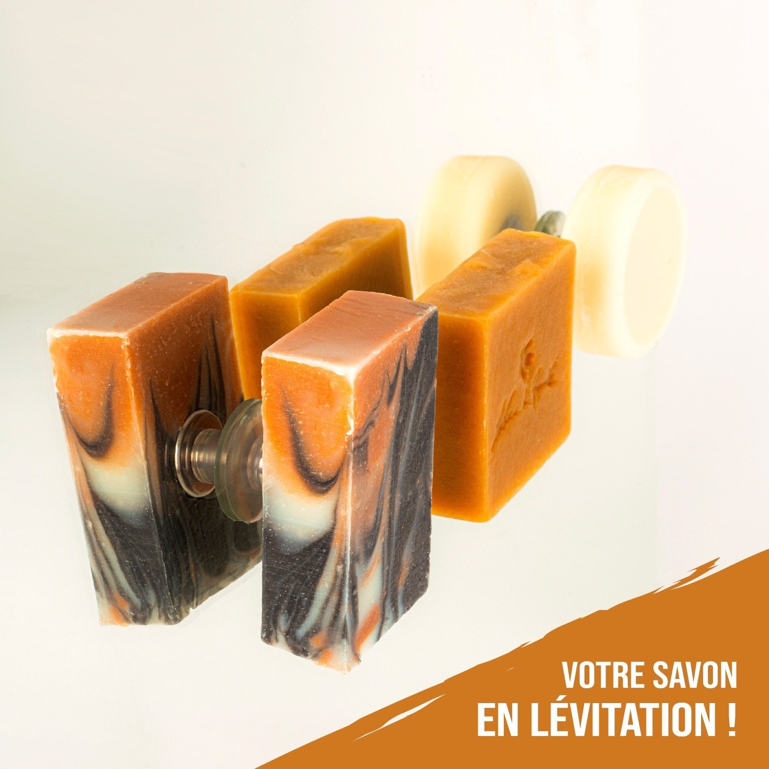 Porte savon aimanté