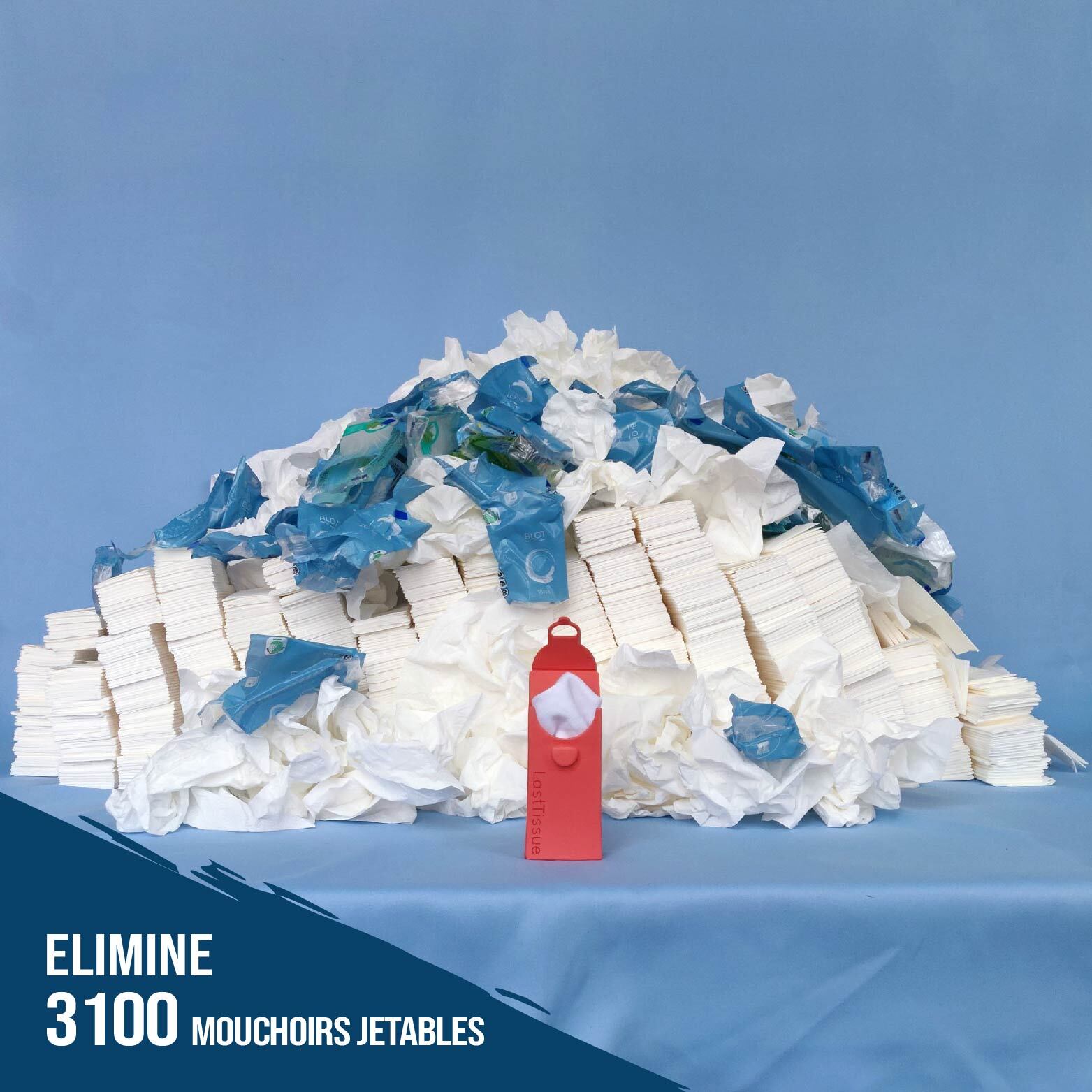 The LastTissue - 6 mouchoirs réutilisables