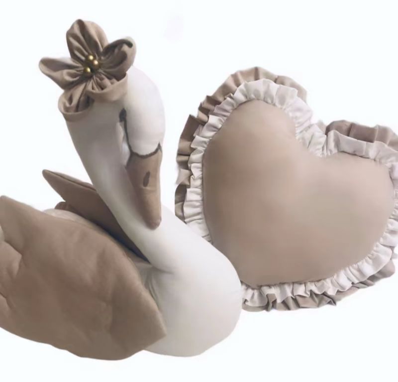 Dekokissen Schwan