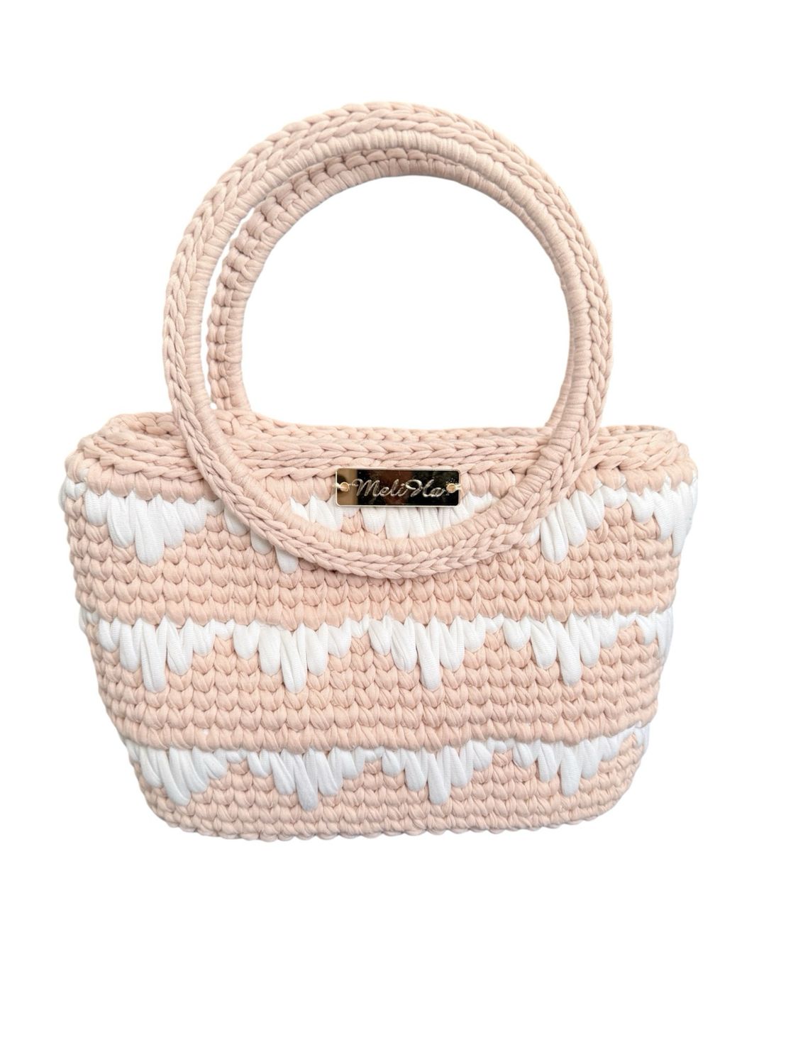 Design Handtasche / Umhängetasche weiß