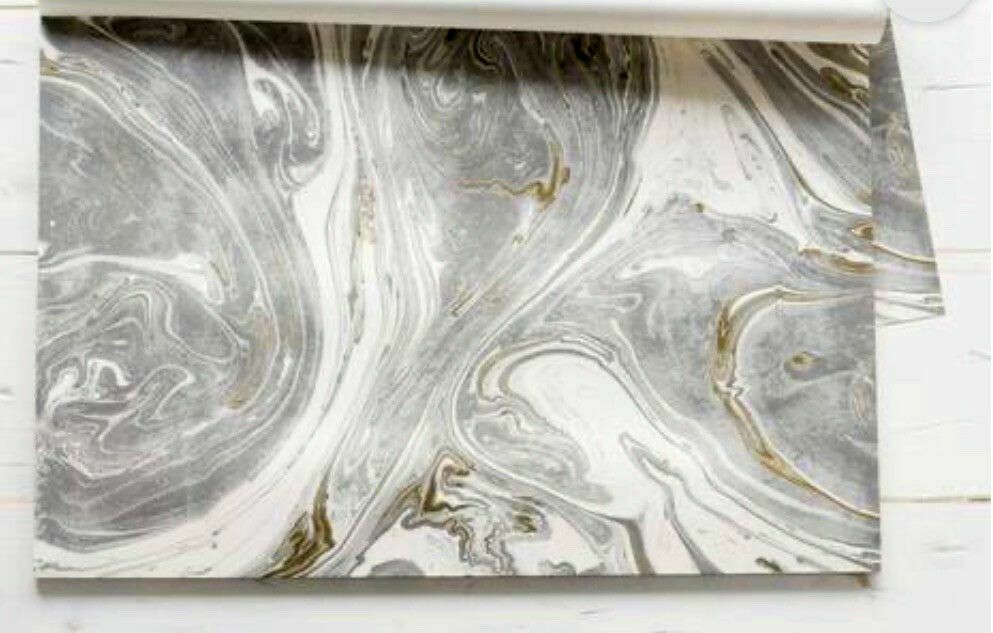 Hester &amp; Cook Grey &amp; Gold Placemat