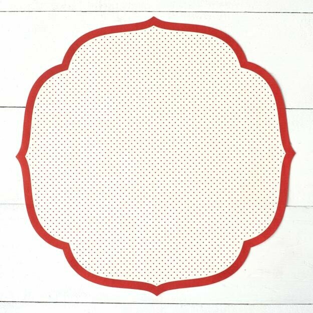 Hester And Cook Die Cut Red Swiss