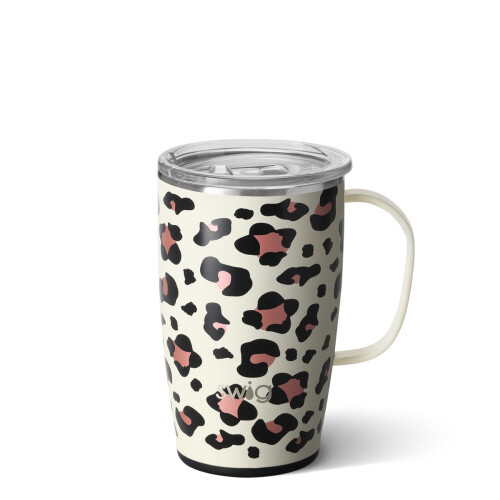 Luxury Leopard Travel Mug 18 OZ
