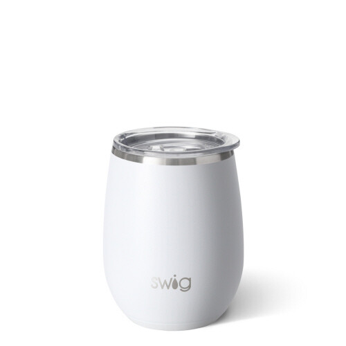 Matte White Stemless Wine cup 14 OZ