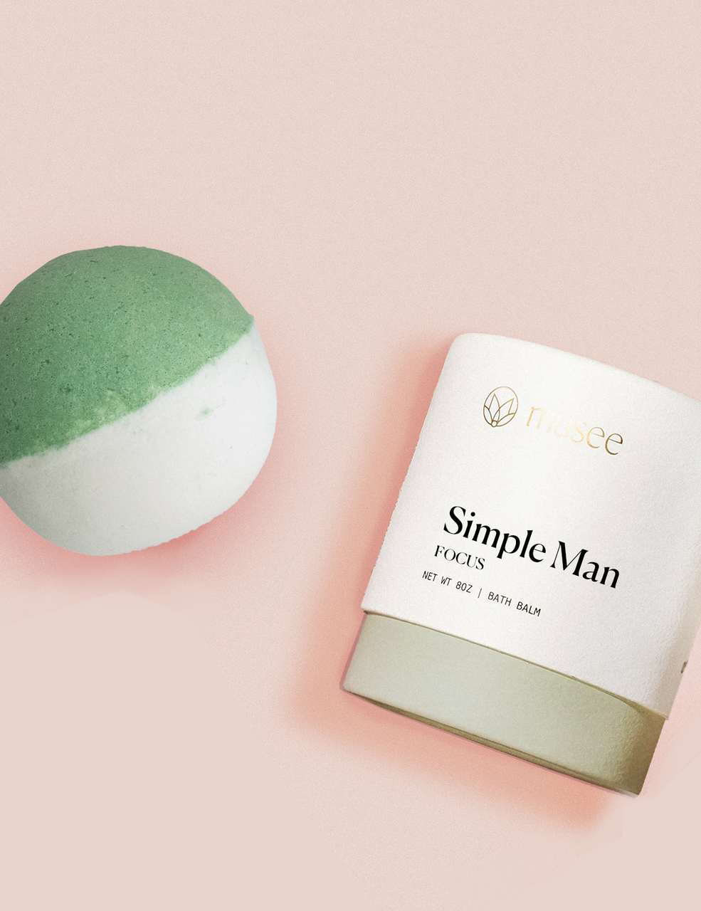 Musee Simple Man Bath Bomb