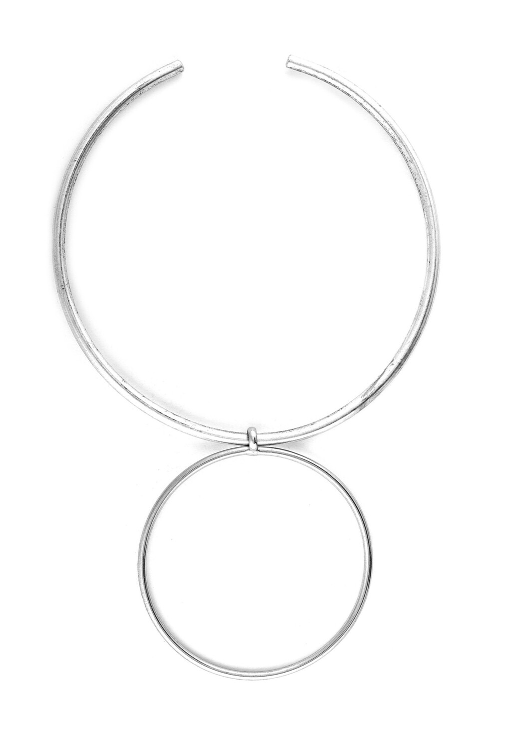 Yochi Choker W Circle Dangle