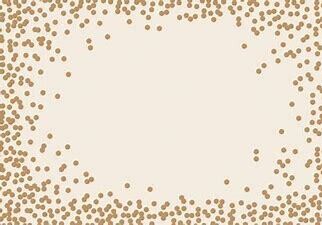 Hester &amp; Cook Gold Confetti Runner