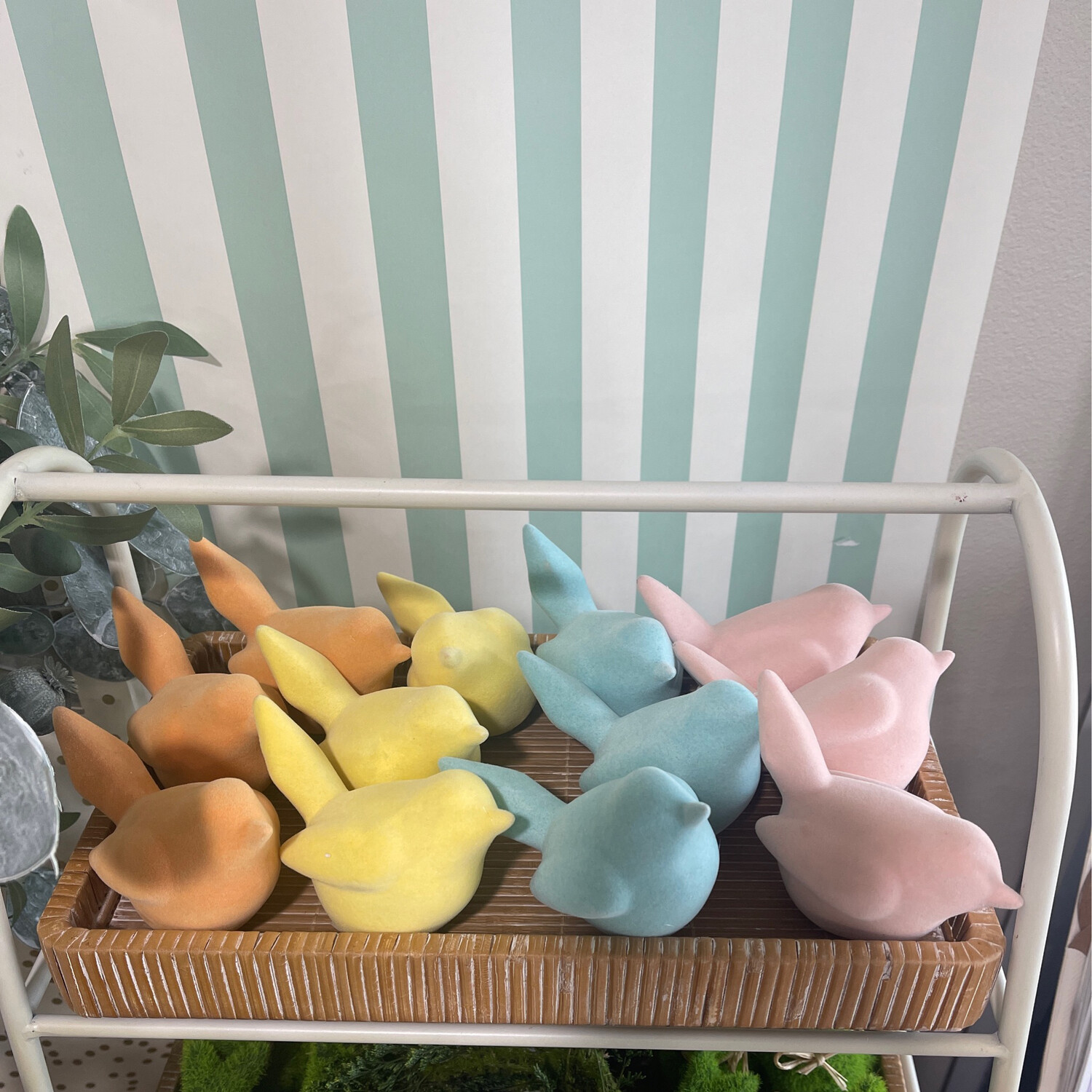 Two's Company Flocked Birds