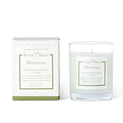 Park Hill Moroccan Boxed Poured Glass Candle