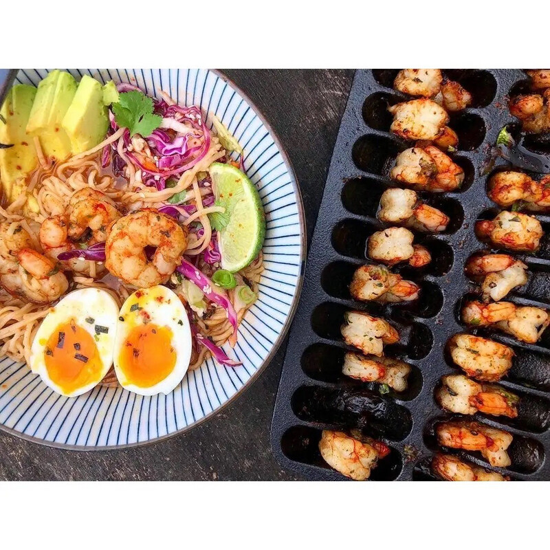 Fox Run Cast Iron Shrimp Grill