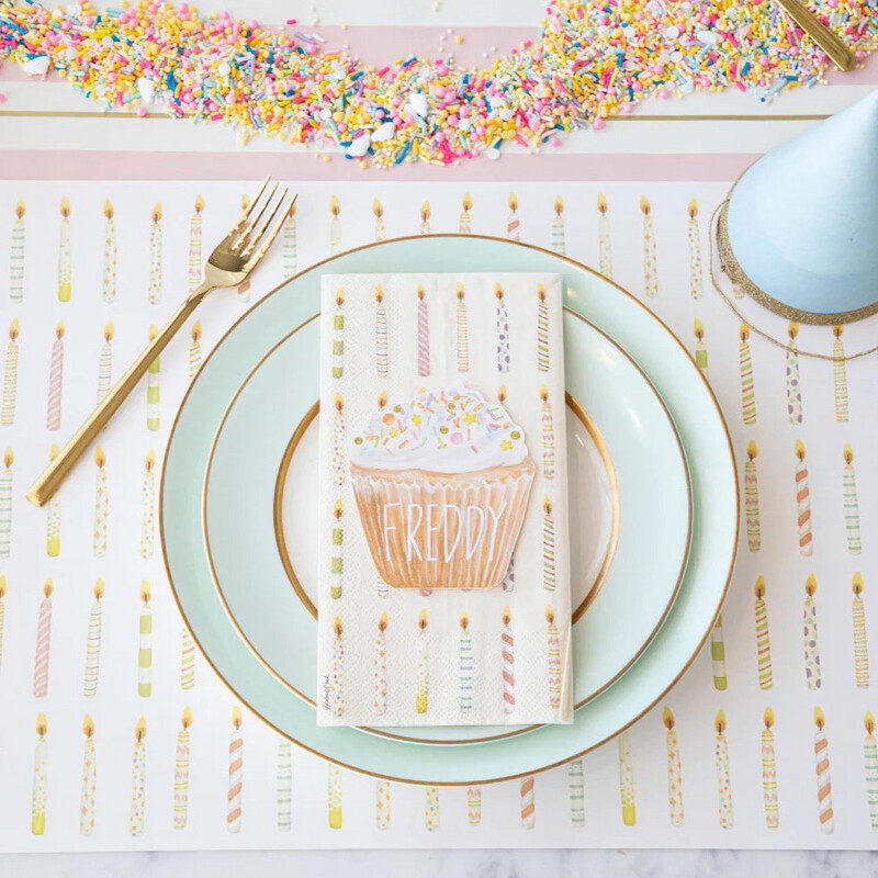 Hester &amp; Cook Birthday Candles Placemats