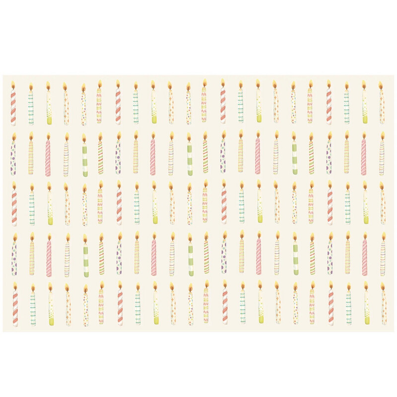 Hester &amp; Cook Birthday Candles Placemats