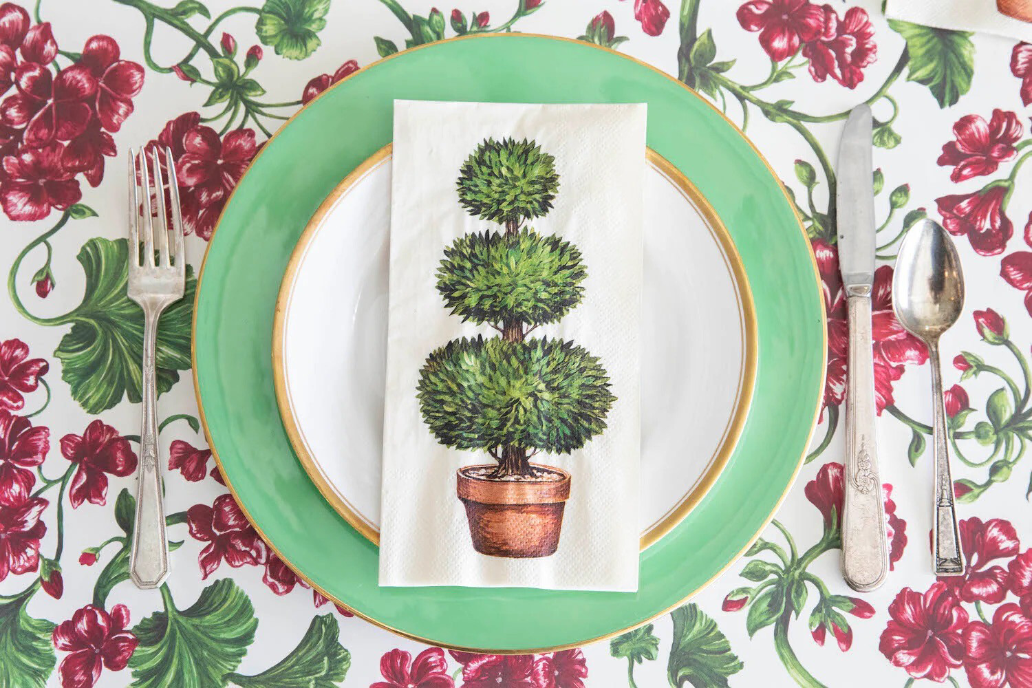 Hester &amp; Cook Topiary Napkin