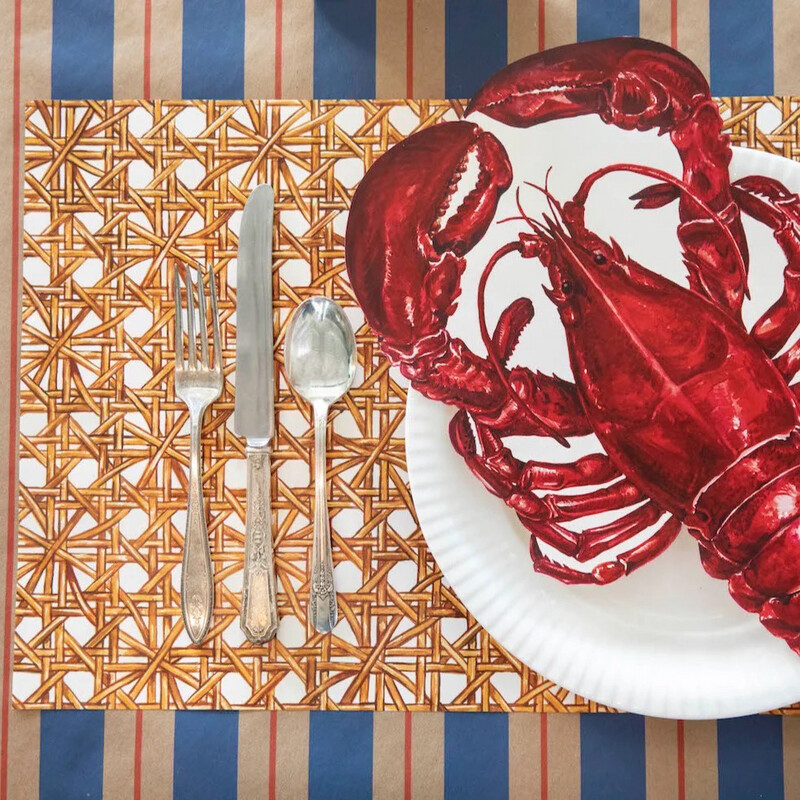Hester &amp; Cook Rattan Weave Placemat