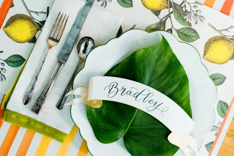 Hester &amp; Cook Gold Table Banner