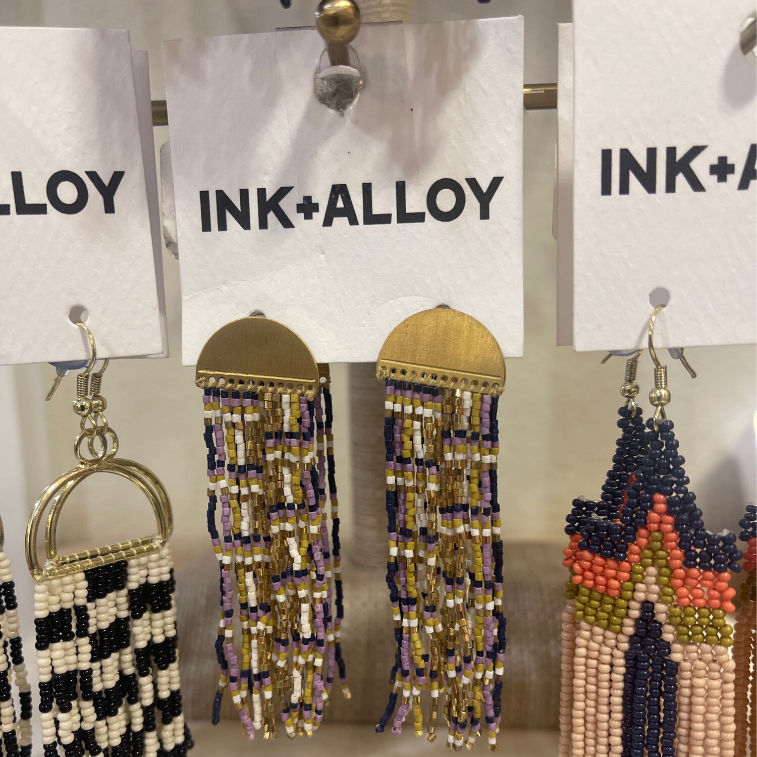 Ink + Alloy Brass Half Circle Fringe