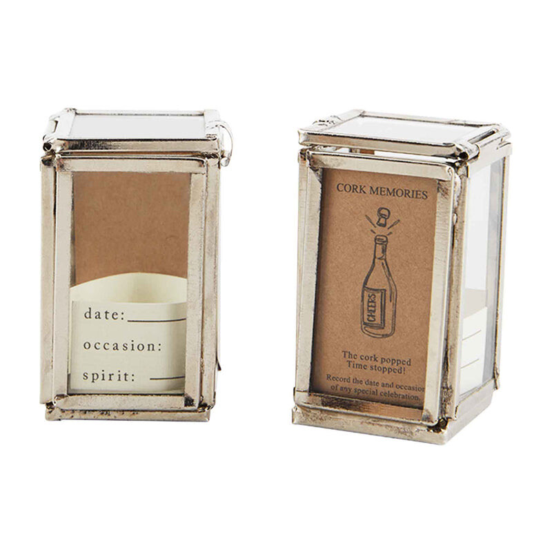 Mudpie Cork Display Box- Silver