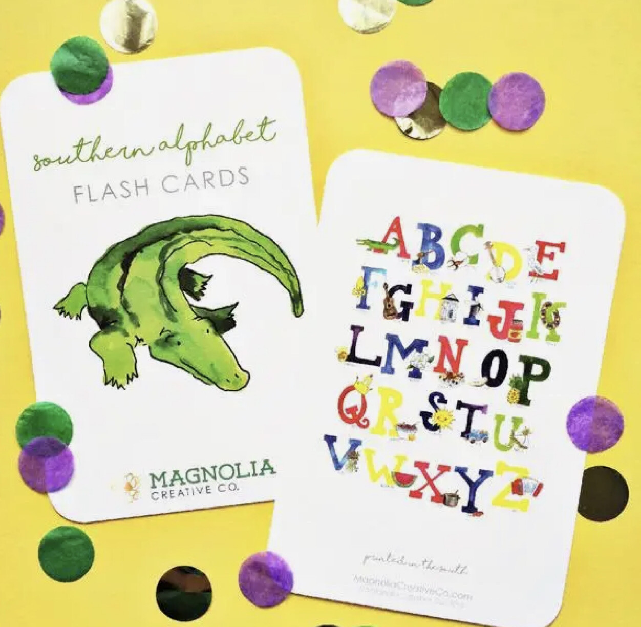 Magnolia Southern Alphabet Flash Cards