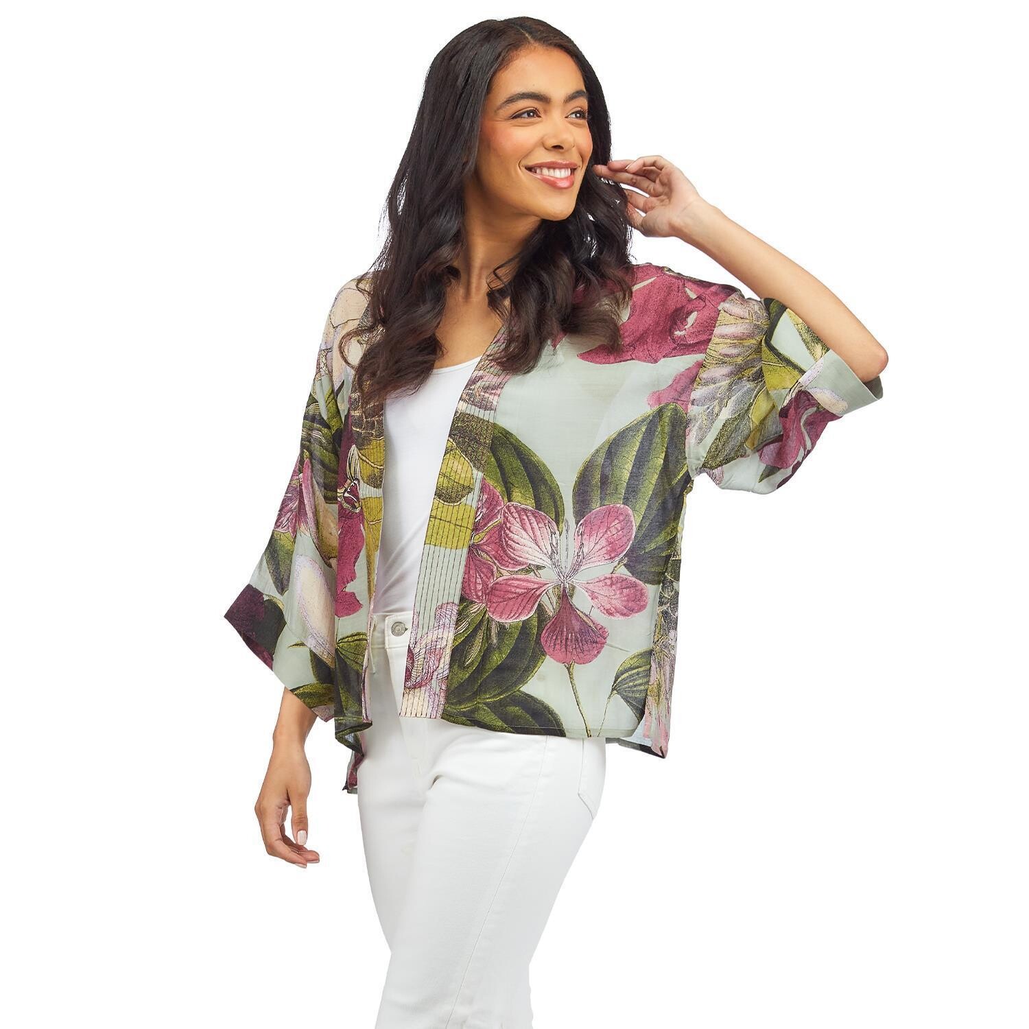 Two's Company Protea Kimono
