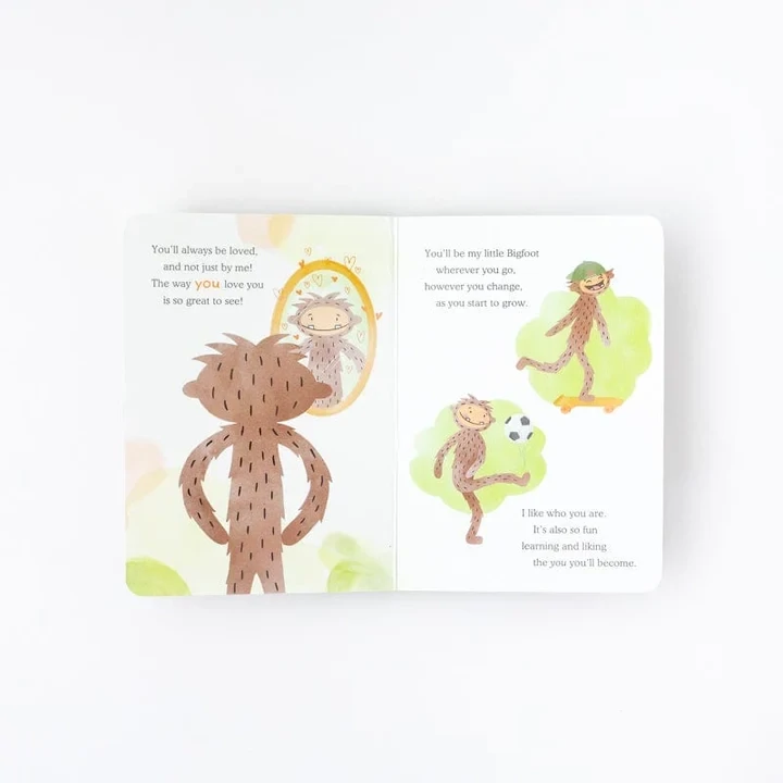 Slumberkins Bigfoot Kin and Lesson Book - You Are Lovable